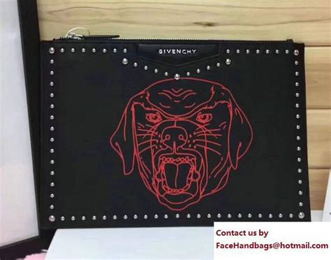 givenchy rottweiler clutch fake